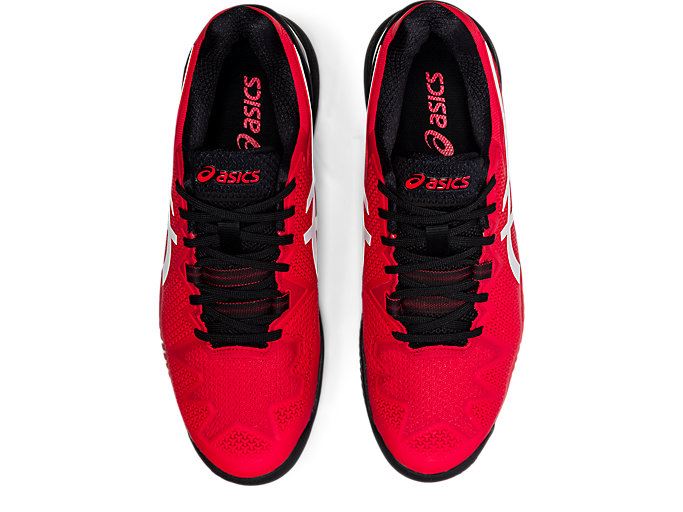 Asics GEL-Resolution 8 Clay Muške Tenisice Crvene Bijele | GEAU6103