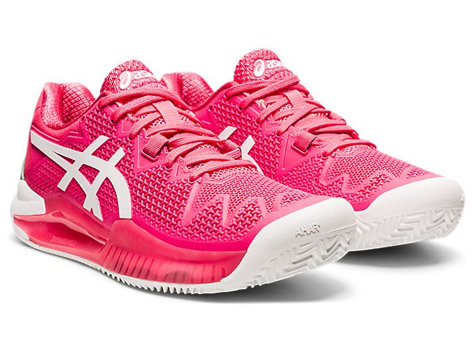 Asics GEL-Resolution 8 Clay Ženske Tenisice Roze Bijele | GRKM4945