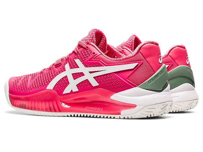 Asics GEL-Resolution 8 Clay Ženske Tenisice Roze Bijele | GRKM4945