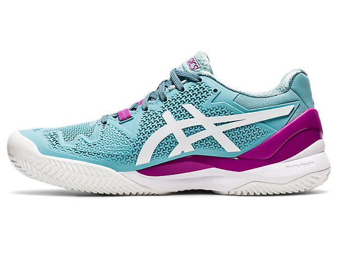 Asics GEL-Resolution 8 Clay Ženske Tenisice Plave Bijele | ZPLX8490