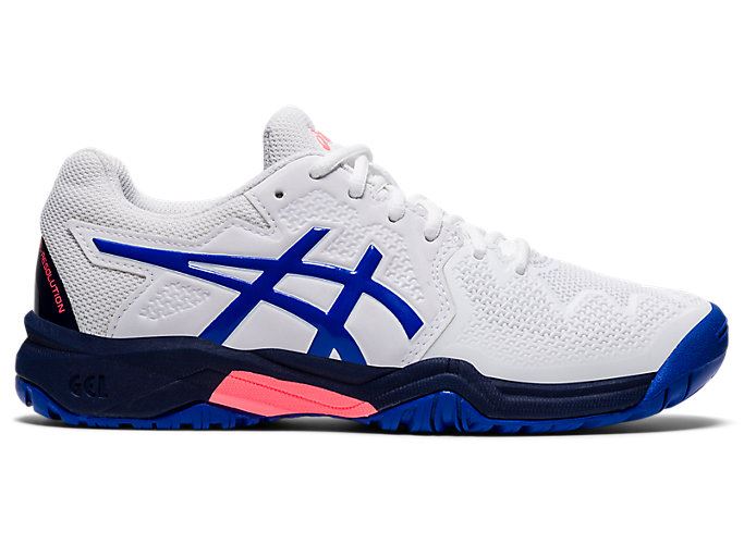 Asics GEL-Resolution 8 GS Dječje Tenisice Bijele Plave | BXFO8000