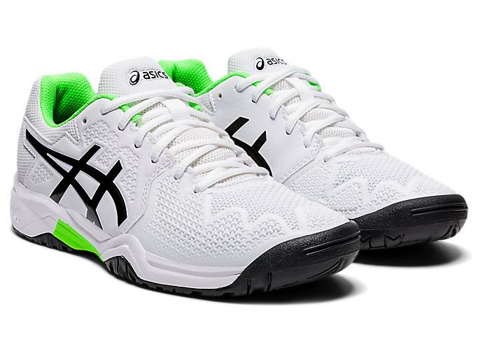 Asics GEL-Resolution 8 GS Dječje Tenisice Bijele Zelene | LWAT0569