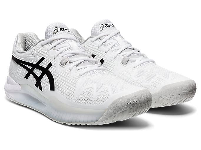 Asics GEL-Resolution 8 Muške Tenisice Bijele Crne | LCCI9106