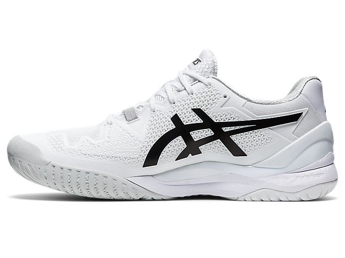 Asics GEL-Resolution 8 Muške Tenisice Bijele Crne | LCCI9106