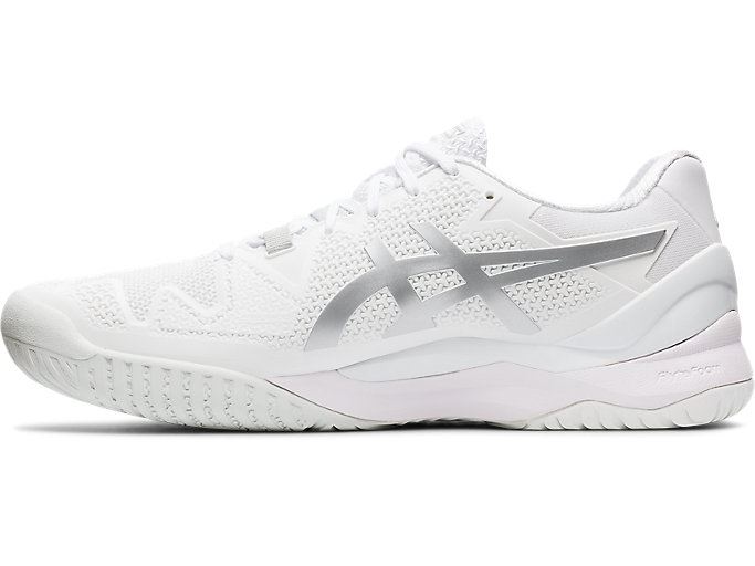 Asics GEL-Resolution 8 Muške Tenisice Bijele Srebrne | WOHG9818