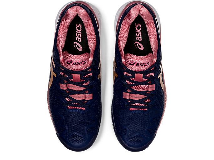 Asics GEL-Resolution 8 Ženske Tenisice Tamnoplave Roze Zlatne | EMVV6338