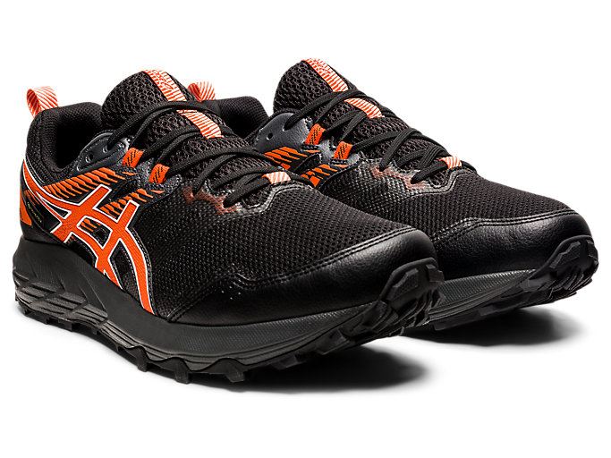 Asics GEL-SONOMA 6 G-TX Muške Tenisice Za Trčanje Crne Zlatne Narančaste | ZRIO3372