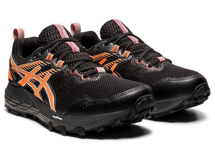 Asics GEL-SONOMA 6 G-TX Ženske Tenisice Za Trčanje Crne Narančaste | FFKN2078