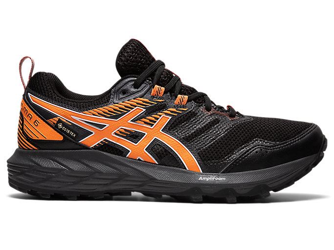 Asics GEL-SONOMA 6 G-TX Ženske Tenisice Za Trčanje Crne Narančaste | FFKN2078