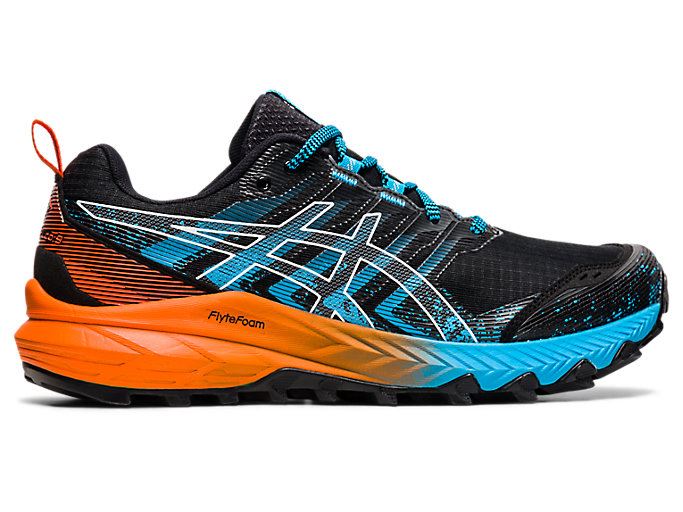 Asics GEL-TRABUCO 9 Muške Tenisice Za Trčanje Crne Bijele | WADG6586