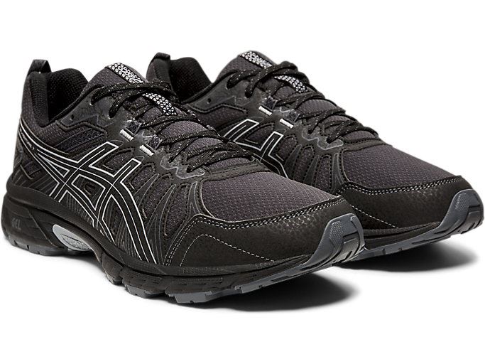 Asics GEL-VENTURE 7 (4E) Muške Tenisice Za Trčanje Crne | PVDJ1288