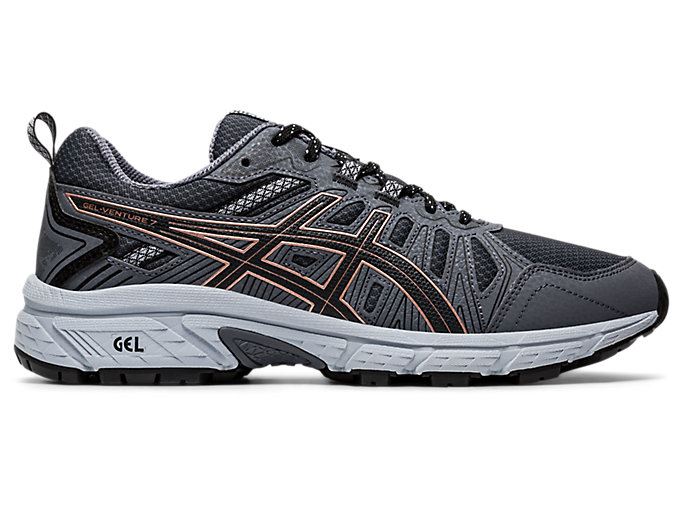 Asics GEL-VENTURE 7 (D) Ženske Tenisice Za Trčanje Tamno Sive Roze Zlatne | SYZZ4116