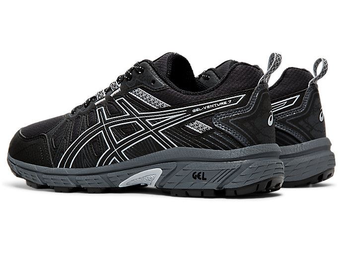 Asics GEL-VENTURE 7 (D) Ženske Tenisice Za Trčanje Crne Sive | XVHN3389