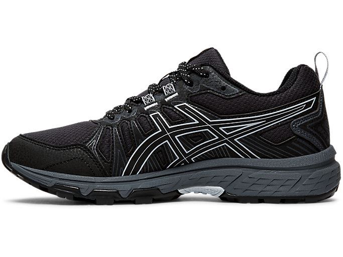 Asics GEL-VENTURE 7 (D) Ženske Tenisice Za Trčanje Crne Sive | XVHN3389