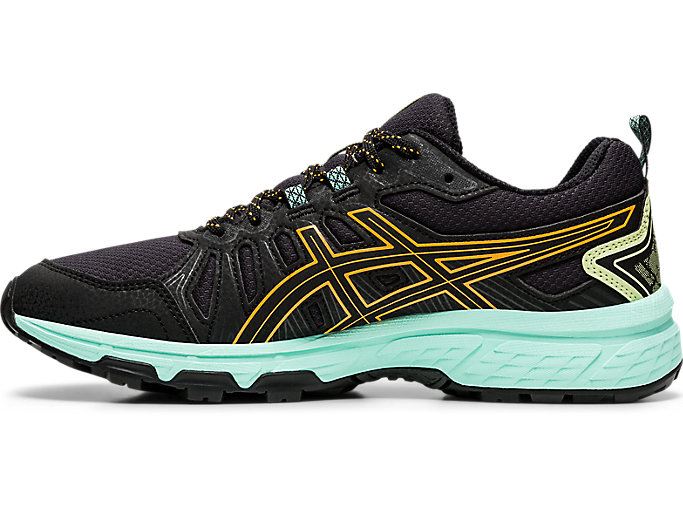 Asics GEL-VENTURE 7 Ženske Tenisice Crne Narančaste | URWW5457