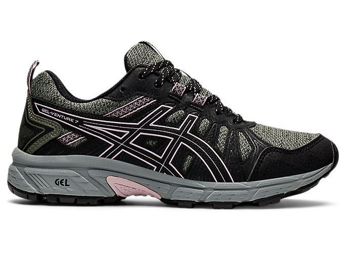 Asics GEL-VENTURE 7 Ženske Tenisice Za Trčanje Zelene Roze | MYWW5940