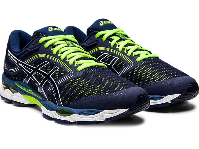 Asics GEL-ZIRUSS 3 Muške Tenisice Tamnoplave Žute | VJHU3739