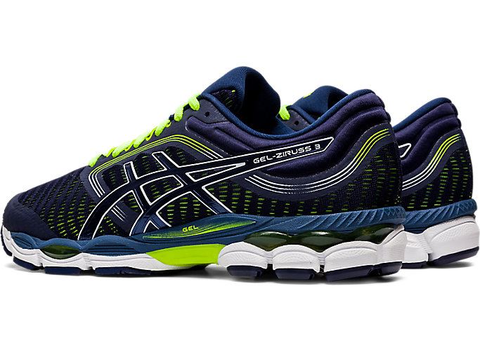 Asics GEL-ZIRUSS 3 Muške Tenisice Tamnoplave Žute | VJHU3739