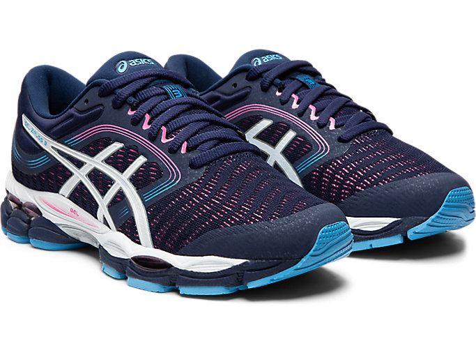 Asics GEL-ZIRUSS 3 Ženske Tenisice Tamnoplave Bijele | PJRF3236