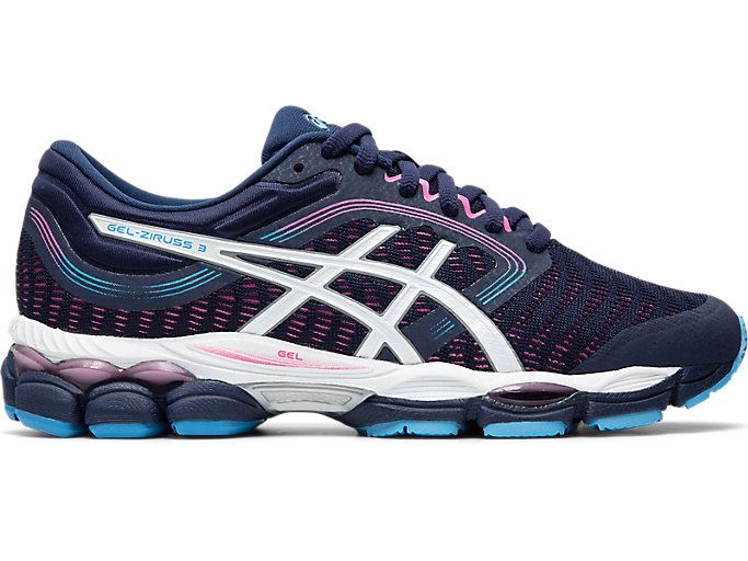 Asics GEL-ZIRUSS 3 Ženske Tenisice Tamnoplave Bijele | PJRF3236