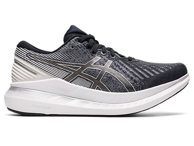 Asics GLIDERIDE 2 (D) Ženske Tenisice Crne Bijele | YZOH7339