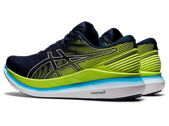 Asics GLIDERIDE 2 Muške Tenisice Plave Zelene | TITQ2620