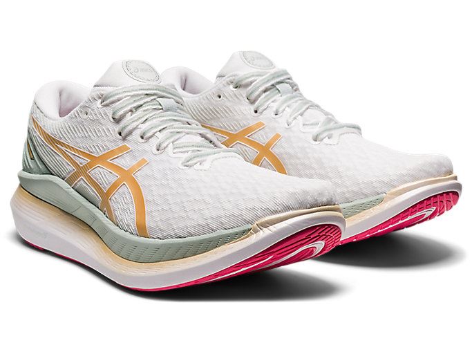 Asics GLIDERIDE 2 Ženske Tenisice Bijele | UNEW5130