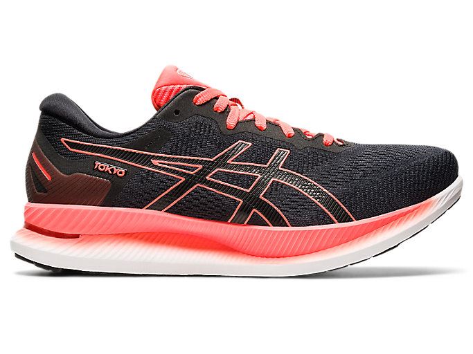 Asics GLIDERIDE Muške Tenisice Crne Narančaste Crvene | XQRH7797