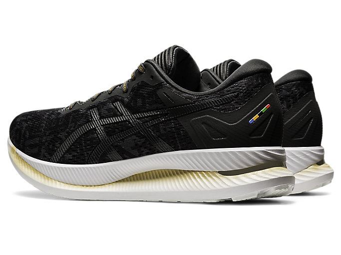 Asics GLIDERIDE Muške Tenisice Crne Tamno Sive | GGWW8868