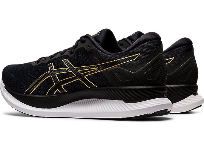 Asics GLIDERIDE Muške Tenisice Crne Zlatne | JWDW8382