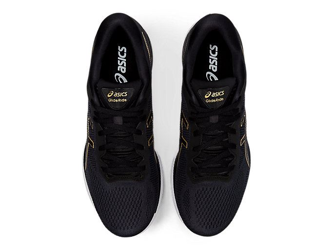 Asics GLIDERIDE Muške Tenisice Crne Zlatne | JWDW8382