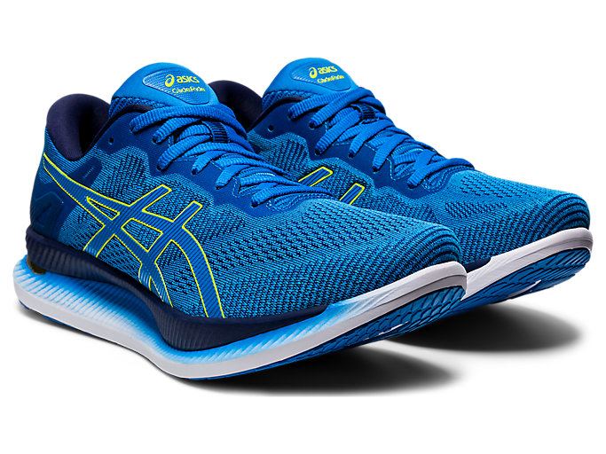 Asics GLIDERIDE Muške Tenisice Plave Svijetlo Zelene | FWFX2296