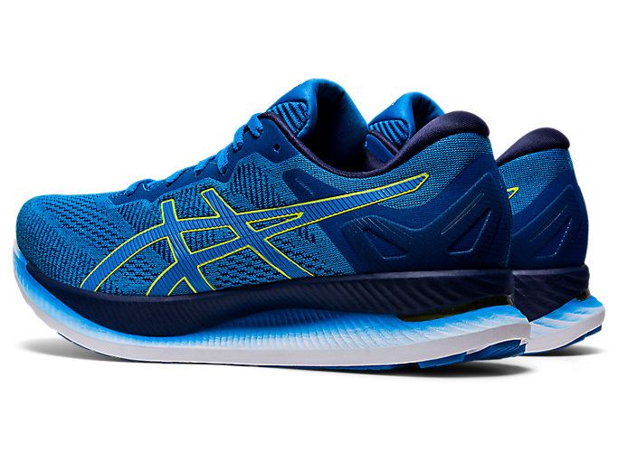 Asics GLIDERIDE Muške Tenisice Plave Svijetlo Zelene | FWFX2296