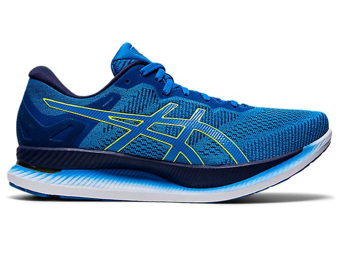 Asics GLIDERIDE Muške Tenisice Plave Svijetlo Zelene | FWFX2296