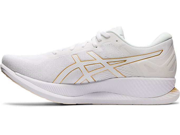 Asics GLIDERIDE Ženske Tenisice Bijele Zlatne | VYYO7438