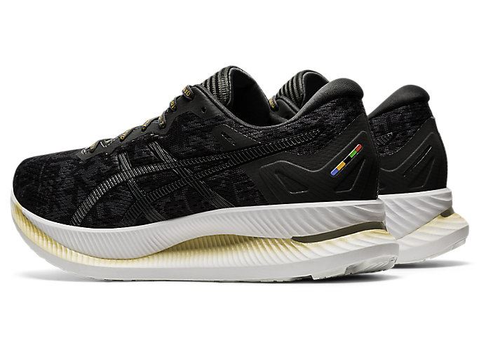 Asics GLIDERIDE Ženske Tenisice Crne Tamno Sive | FIJK9713