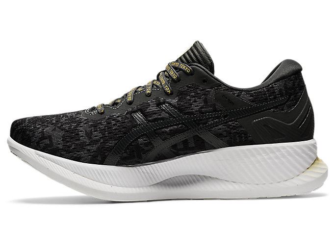 Asics GLIDERIDE Ženske Tenisice Crne Tamno Sive | FIJK9713