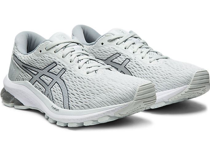 Asics GT-1000 9 Ženske Tenisice Bijele Srebrne | QBHU7827