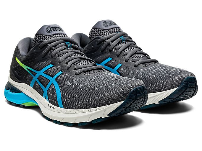 Asics GT-2000 9 (2E) Muške Tenisice Sive Svijetlo Tirkizne | VPSJ1382