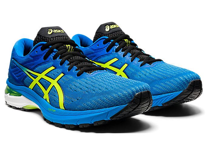 Asics GT-2000 9 Muške Tenisice Plave Svijetlo Zelene | GJZB1125