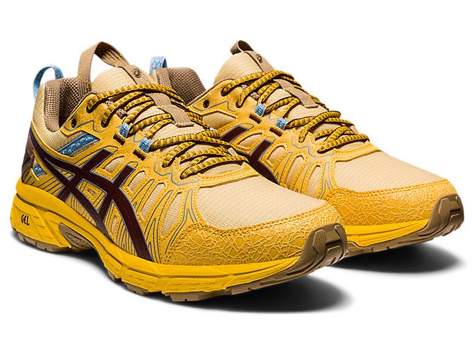 Asics HN1-S GEL-VENTURE Muške Tenisice Žute Smeđe | WTLE4756