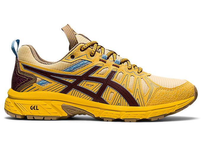 Asics HN1-S GEL-VENTURE Muške Tenisice Žute Smeđe | WTLE4756