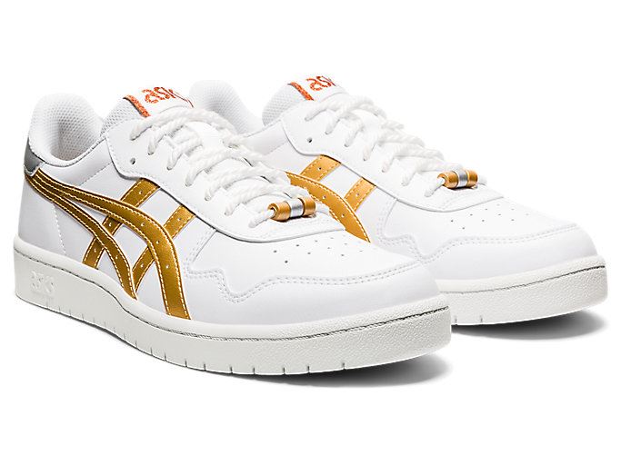 Asics JAPAN S Muške Tenisice Bijele Zlatne | BIHM3461