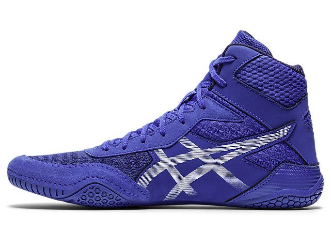 Asics MATCONTROL 2 Muške Cipele Za Hrvanje Plave Bijele | EXHD9355