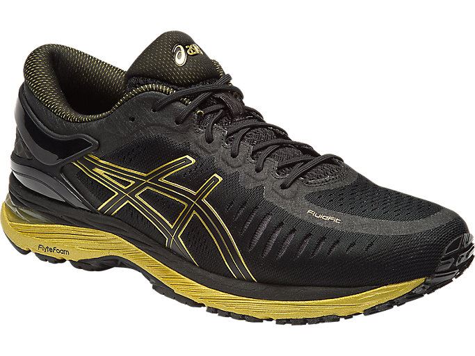 Asics Metarun Muške Tenisice Crne Crne Zlatne | XPUF9314