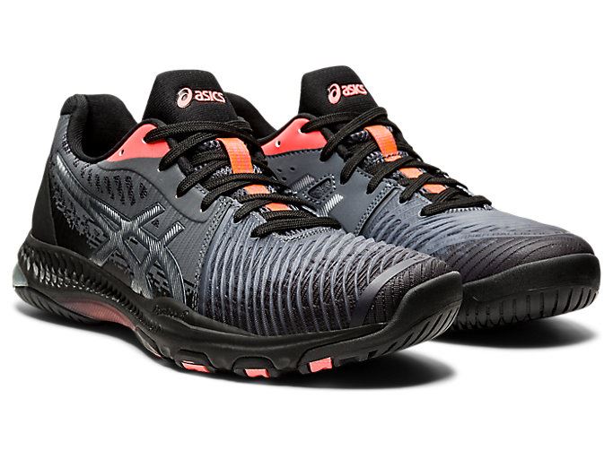 Asics NETBURNER BALLISTIC FF 2 L.E. Ženske Tenisice Za Odbojku Crne Narančaste Crvene | QIAT9408