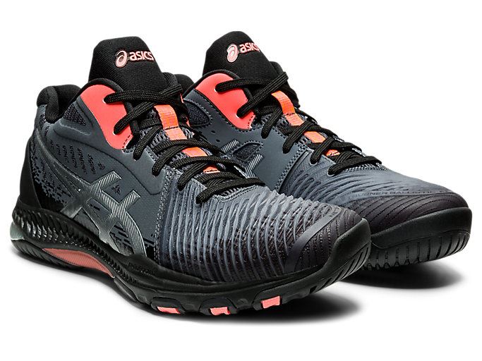 Asics NETBURNER BALLISTIC FF MT 2 L.E. Muške Tenisice Za Odbojku Crne Narančaste Crvene | JYAK9041