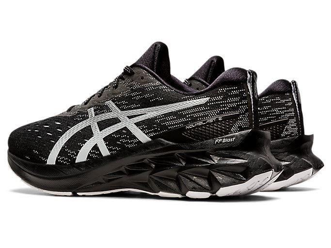 Asics NOVABLAST 2 Muške Tenisice Crne Srebrne | UZWL4803