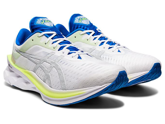 Asics NOVABLAST Muške Tenisice Bijele Sive | IYFM0679