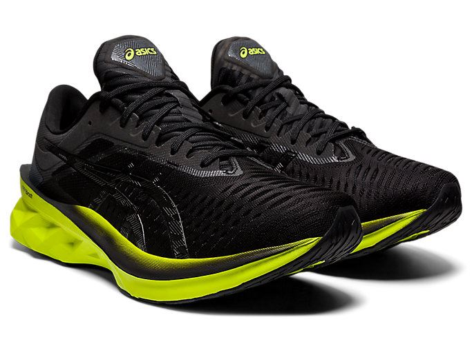 Asics NOVABLAST Muške Tenisice Crne Svijetlo Zelene | PDXI0145